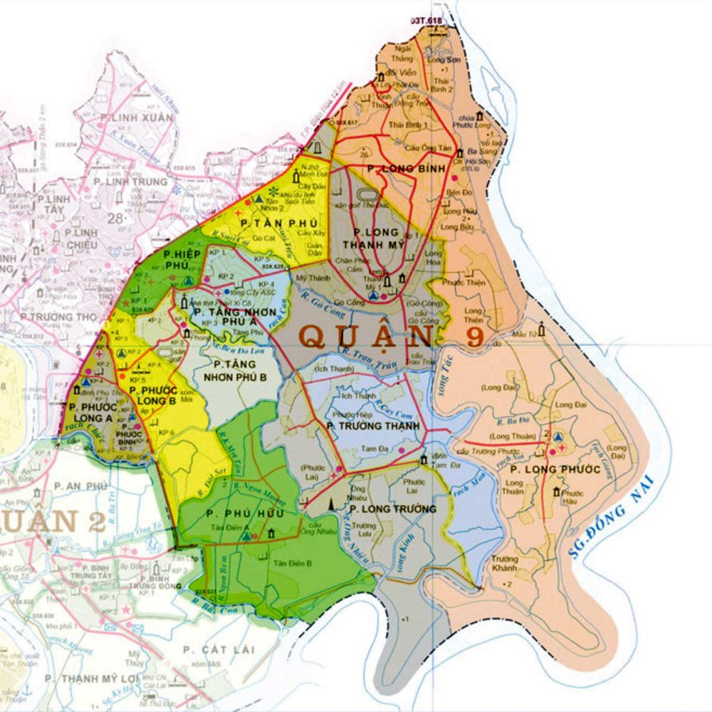 Bản đồ quy hoạch quận 9