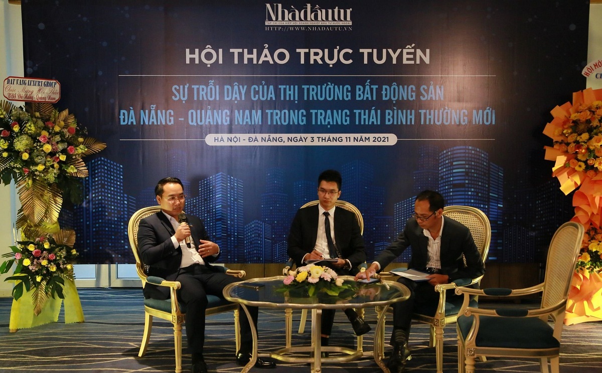 Hội thảo trực tuyến "Sự trỗi dậy của thị trường BĐS Đà Nẵng - Quảng Nam trong trại thái bình thường mới"